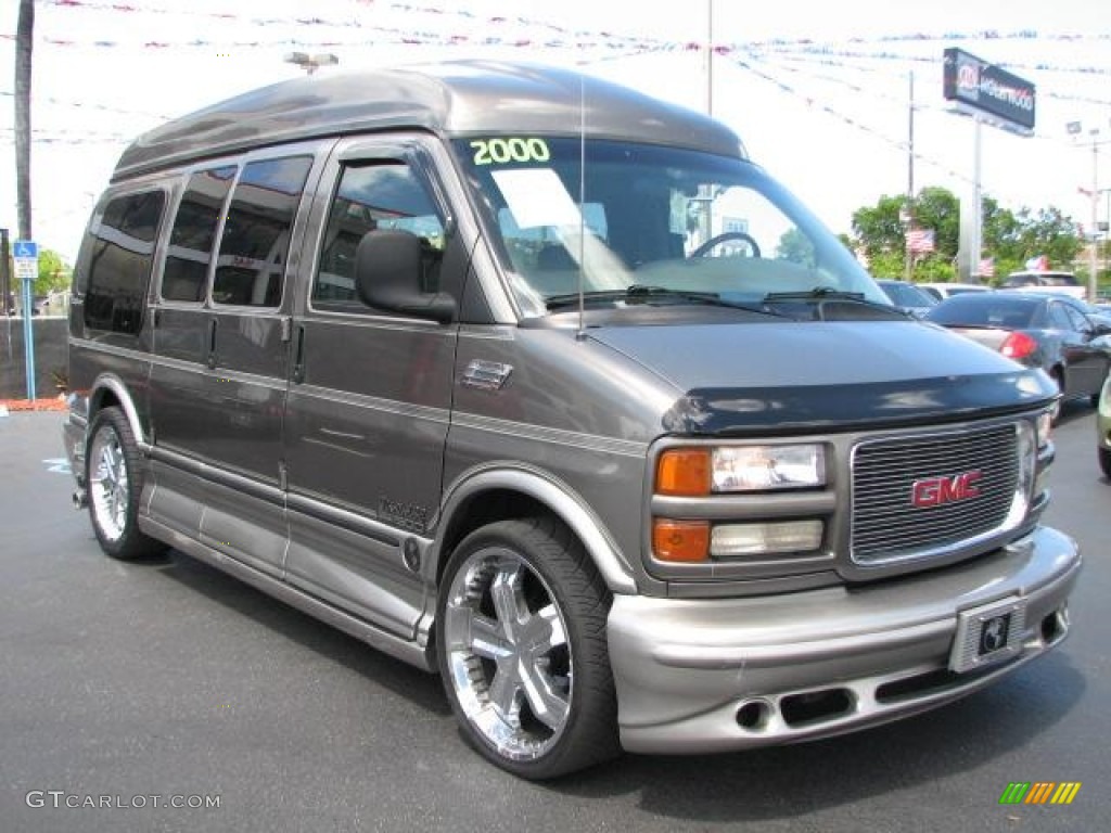 2000 Savana Van 1500 Passenger Conversion - Storm Gray Metallic / Neutral photo #1