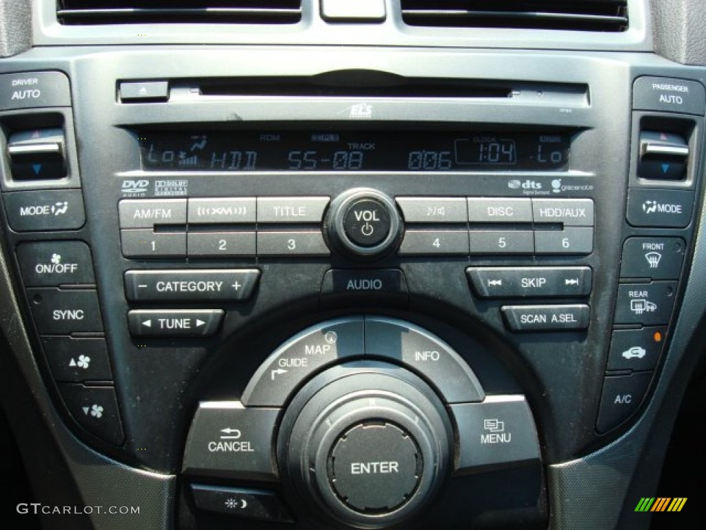 2010 Acura TL 3.5 Technology Controls Photo #50020825