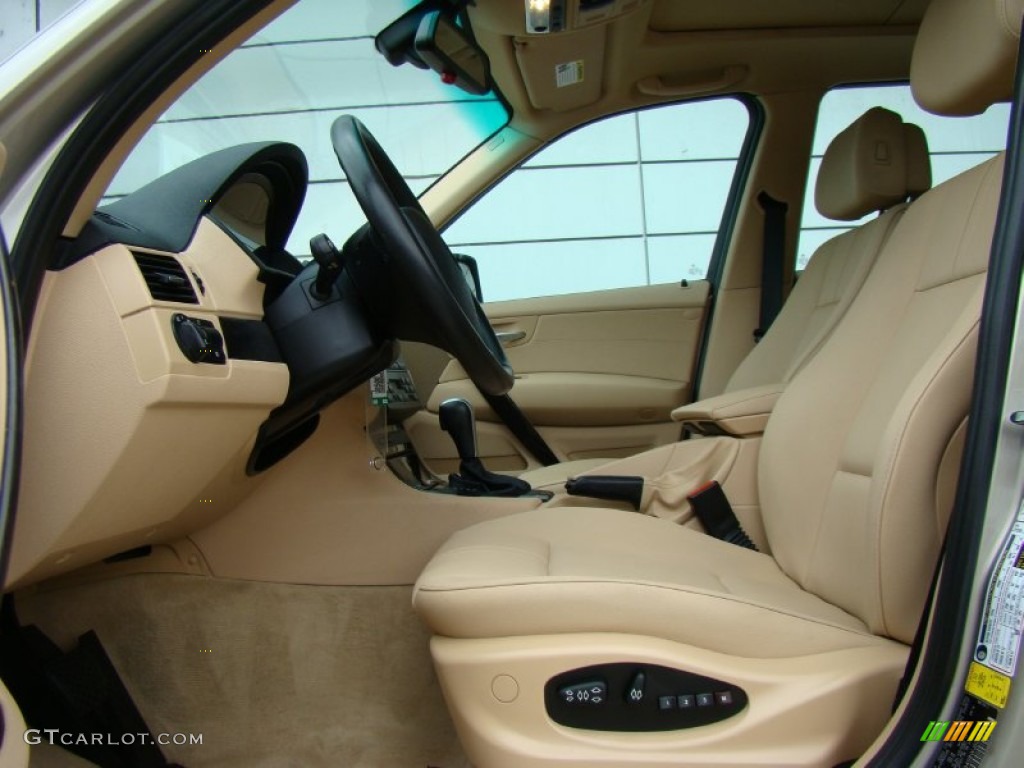 2008 X3 3.0si - Platinum Bronze Metallic / Sand Beige/Black Nevada Leather photo #9