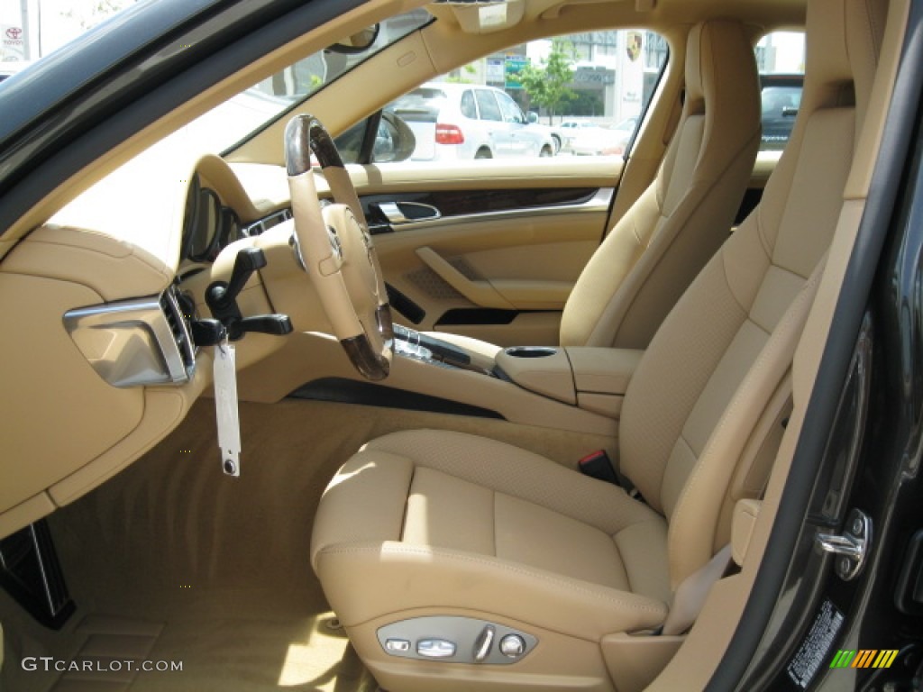 Luxor Beige Interior 2011 Porsche Panamera V6 Photo #50021749