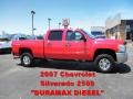 2007 Victory Red Chevrolet Silverado 2500HD LT Crew Cab 4x4  photo #1