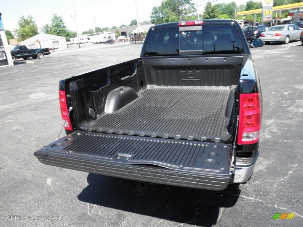 2008 Sierra 1500 SLE Extended Cab 4x4 - Onyx Black / Ebony photo #18