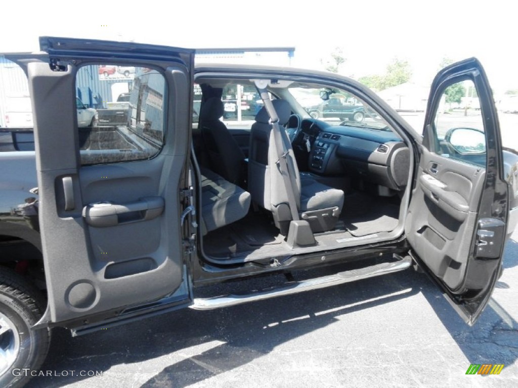 2008 Sierra 1500 SLE Extended Cab 4x4 - Onyx Black / Ebony photo #19