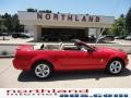 2008 Torch Red Ford Mustang V6 Deluxe Convertible  photo #9