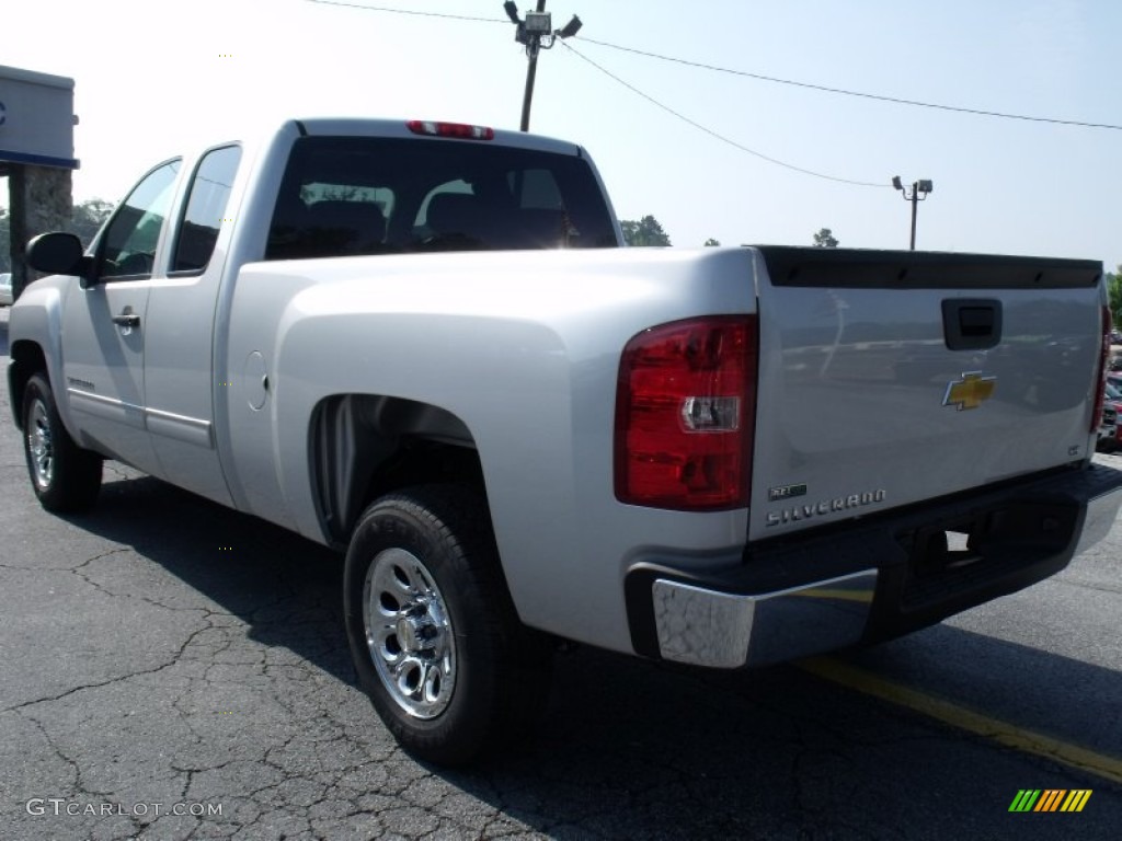 2011 Silverado 1500 LS Extended Cab - Sheer Silver Metallic / Dark Titanium photo #5