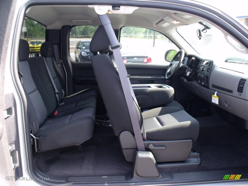 2011 Silverado 1500 LS Extended Cab - Sheer Silver Metallic / Dark Titanium photo #12