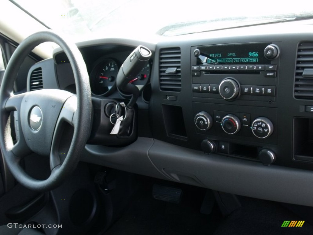 2011 Silverado 1500 LS Extended Cab - Sheer Silver Metallic / Dark Titanium photo #13