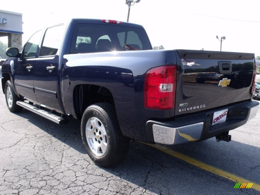 2011 Silverado 1500 LT Crew Cab - Imperial Blue Metallic / Light Titanium/Ebony photo #5