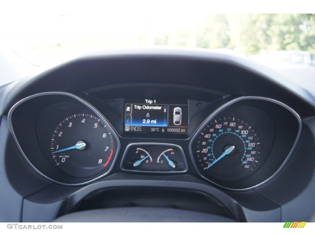 2012 Ford Focus SEL Sedan Gauges Photo #50023642