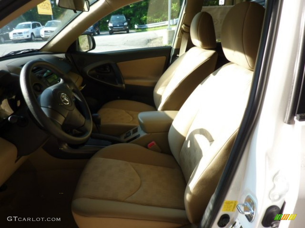 2011 RAV4 I4 - Super White / Sand Beige photo #8