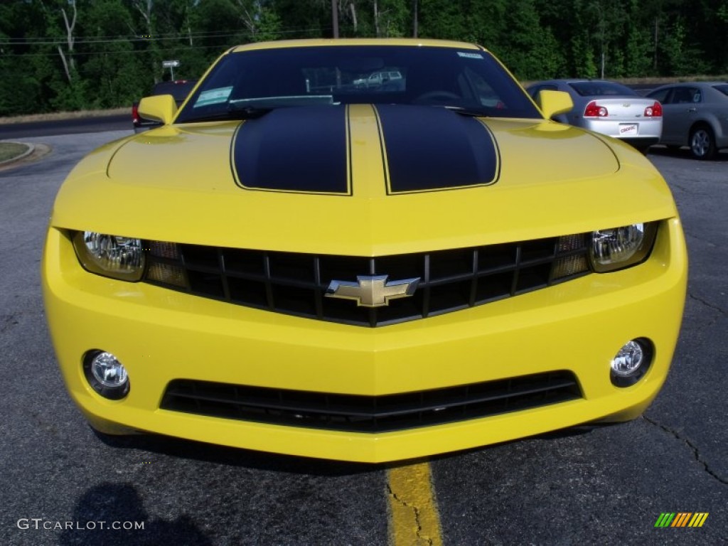 Rally Yellow 2011 Chevrolet Camaro LT Coupe Exterior Photo #50024146