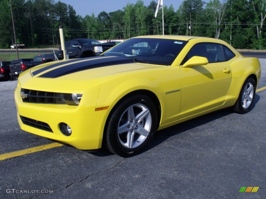 Rally Yellow 2011 Chevrolet Camaro LT Coupe Exterior Photo #50024167