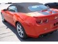 2011 Inferno Orange Metallic Chevrolet Camaro SS/RS Convertible  photo #7