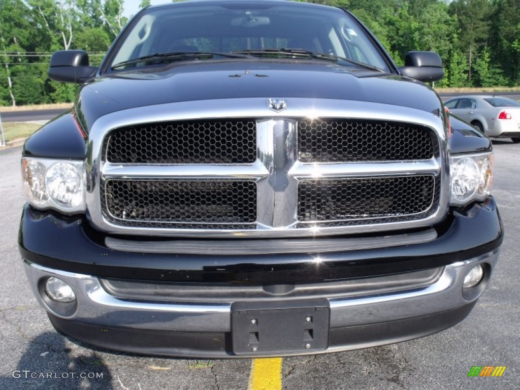 2005 Ram 1500 Big Horn Edition Quad Cab - Black / Dark Slate Gray photo #2