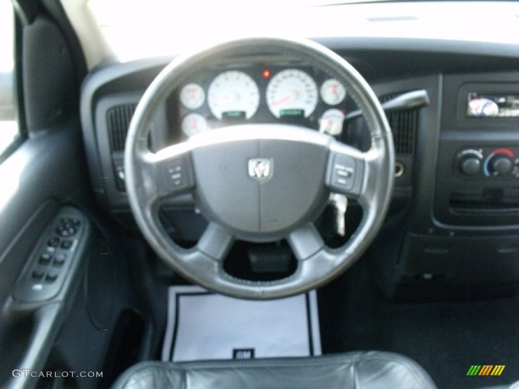 2005 Ram 1500 Big Horn Edition Quad Cab - Black / Dark Slate Gray photo #19