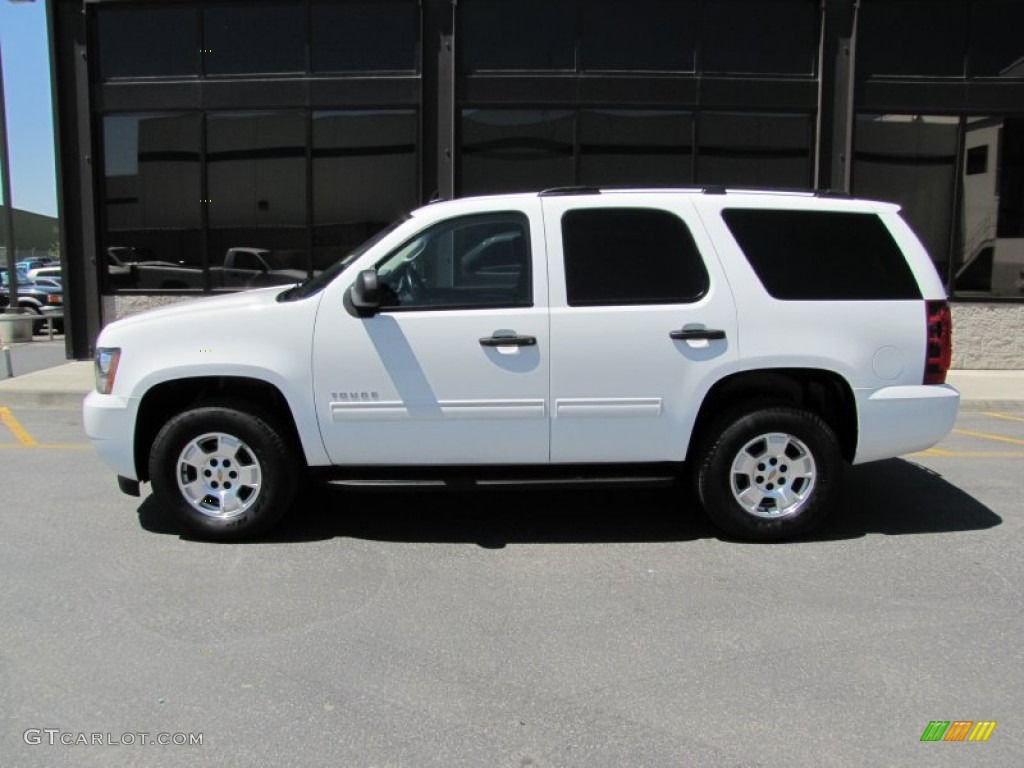 Summit White 2009 Chevrolet Tahoe LS 4x4 Exterior Photo #50025529