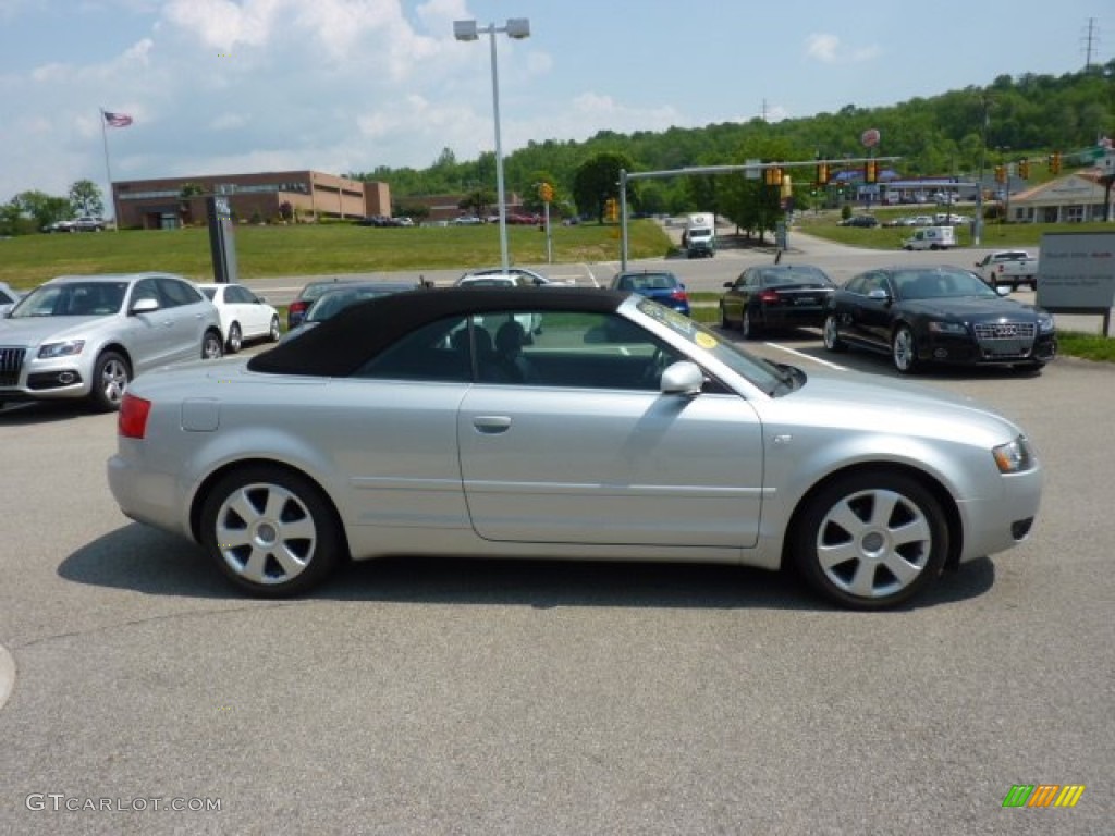 Light Silver Metallic 2004 Audi A4 1.8T Cabriolet Exterior Photo #50026624