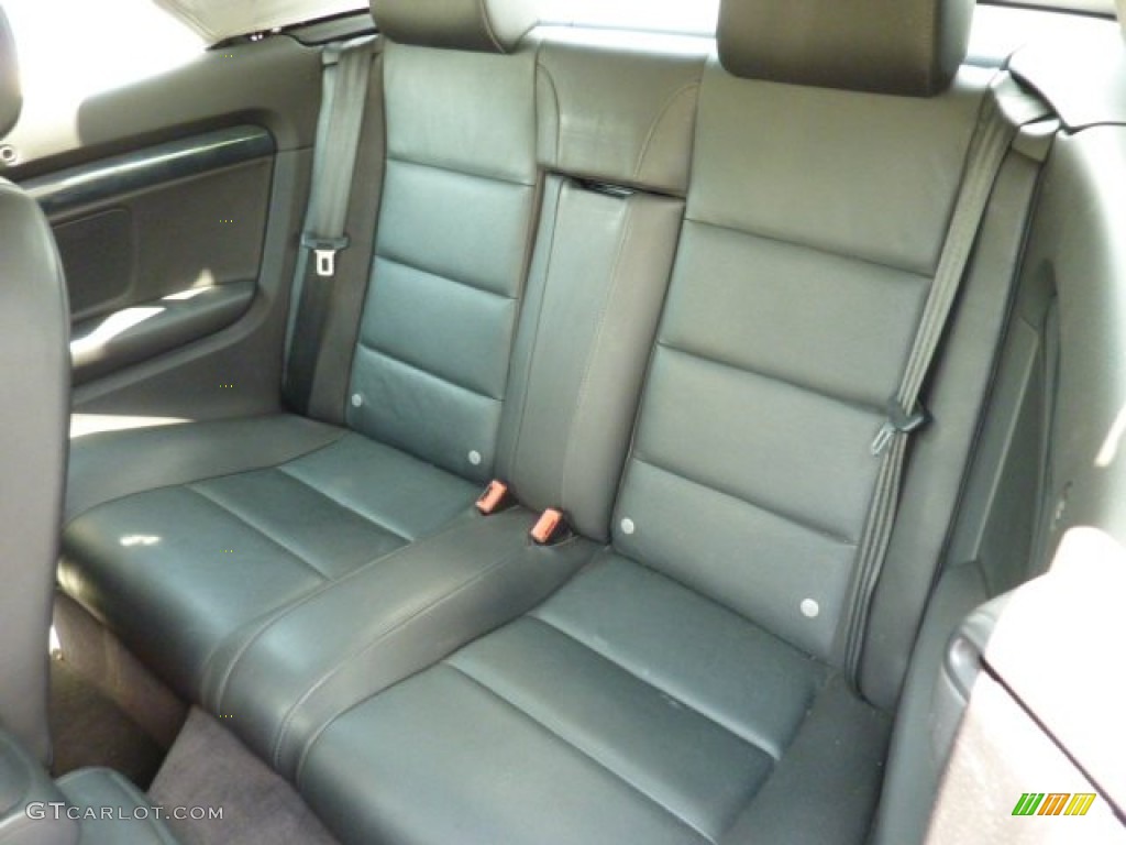 Black Interior 2004 Audi A4 1.8T Cabriolet Photo #50026690