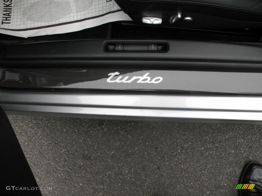 2008 911 Turbo Cabriolet - GT Silver Metallic / Black photo #18