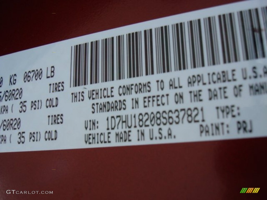 2008 Ram 1500 Laramie Quad Cab 4x4 - Inferno Red Crystal Pearl / Medium Slate Gray photo #32