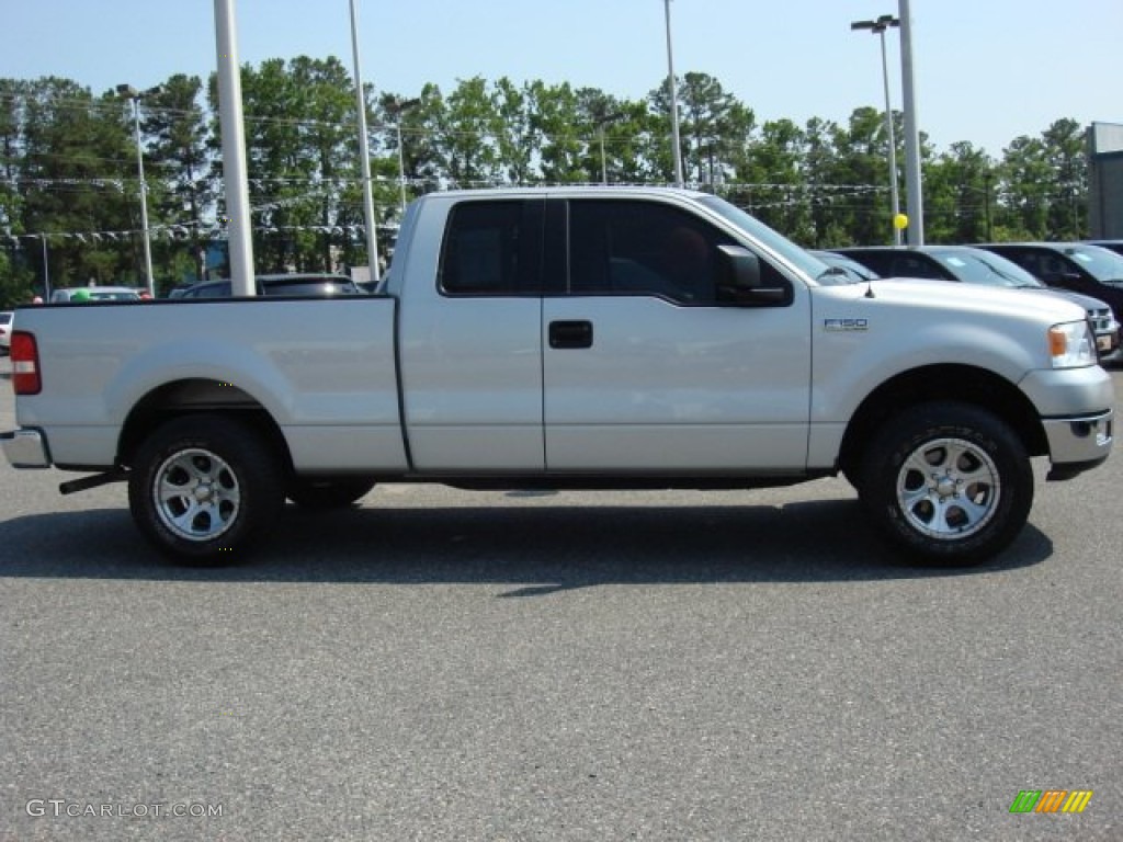2005 F150 XLT SuperCab - Silver Metallic / Medium Flint Grey photo #6