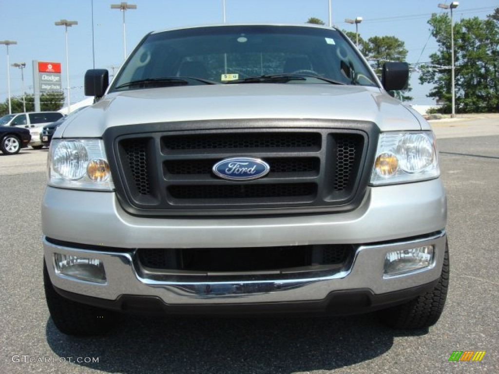 2005 F150 XLT SuperCab - Silver Metallic / Medium Flint Grey photo #8