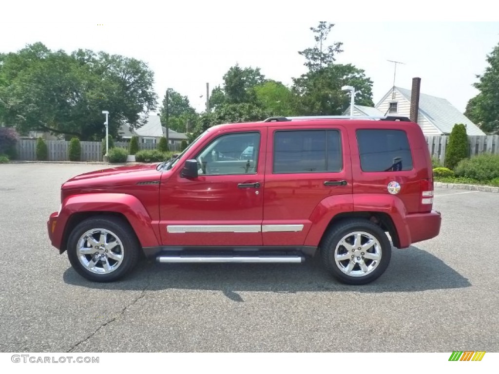 Inferno Red Crystal Pearl 2009 Jeep Liberty Limited 4x4 Exterior Photo #50028145