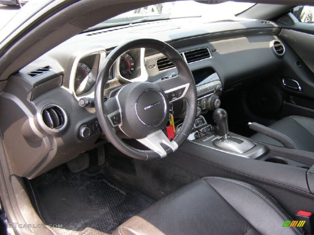 Black Interior 2010 Chevrolet Camaro SS/RS Coupe Photo #50028589