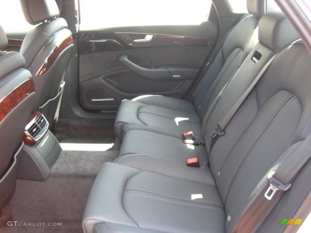 Black Interior 2011 Audi A8 L 4.2 FSI quattro Photo #50029153