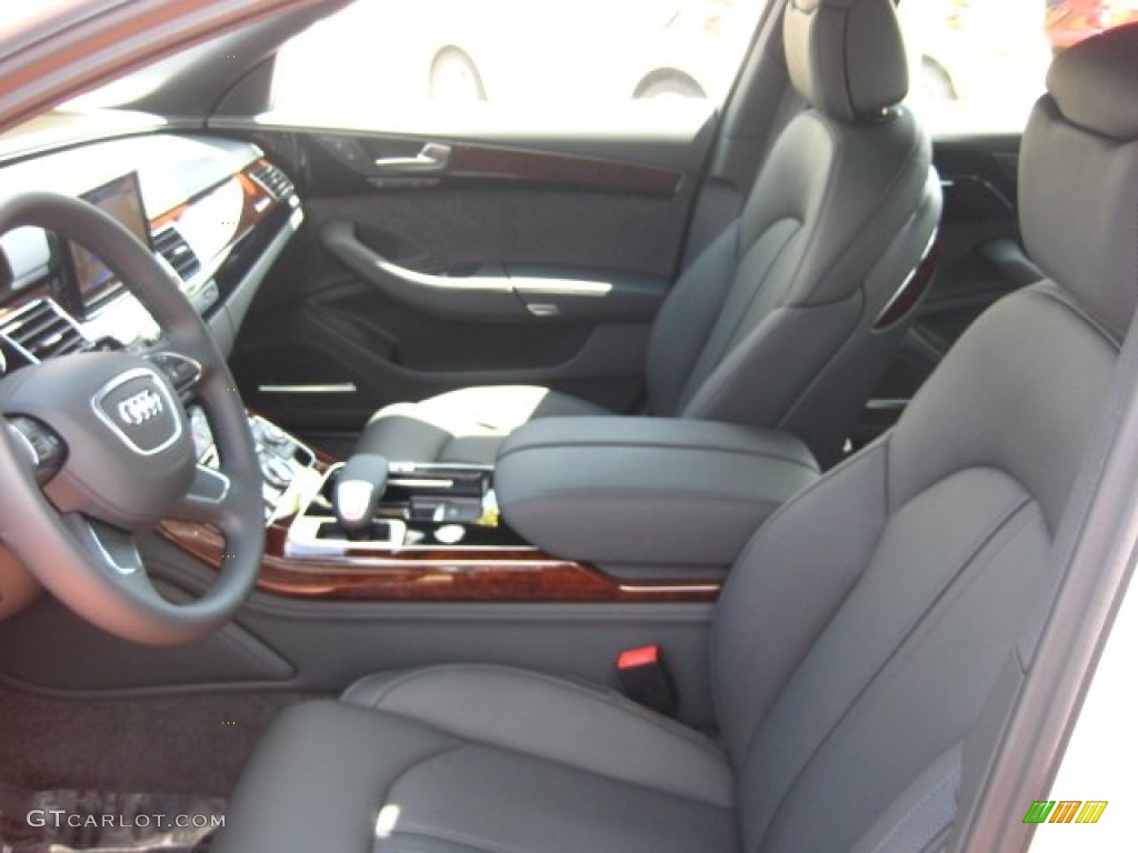 Black Interior 2011 Audi A8 L 4.2 FSI quattro Photo #50029168