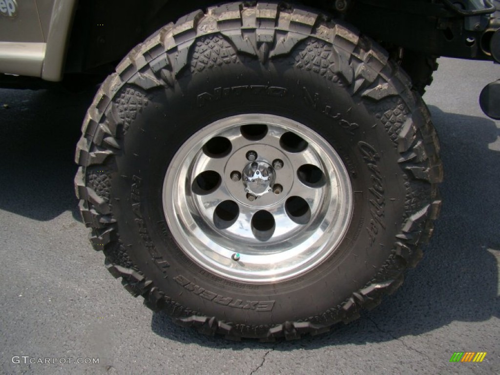 2004 Wrangler Sahara 4x4 - Light Khaki Metallic / Khaki photo #26