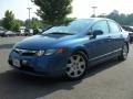 2007 Atomic Blue Metallic Honda Civic LX Sedan  photo #1