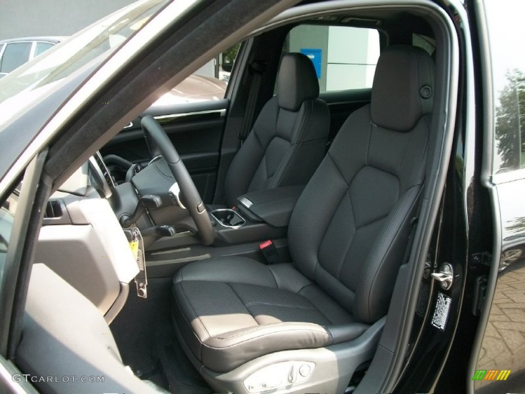 Black Interior 2011 Porsche Cayenne S Photo #50030605