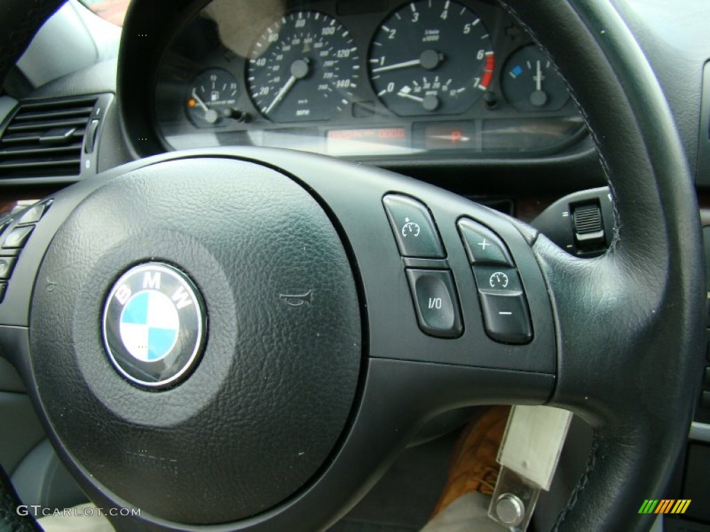 2003 3 Series 325i Coupe - Titanium Silver Metallic / Grey photo #22