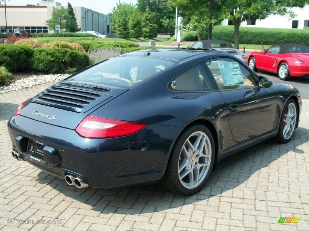 Dark Blue Metallic 2011 Porsche 911 Carrera S Coupe Exterior Photo #50030890