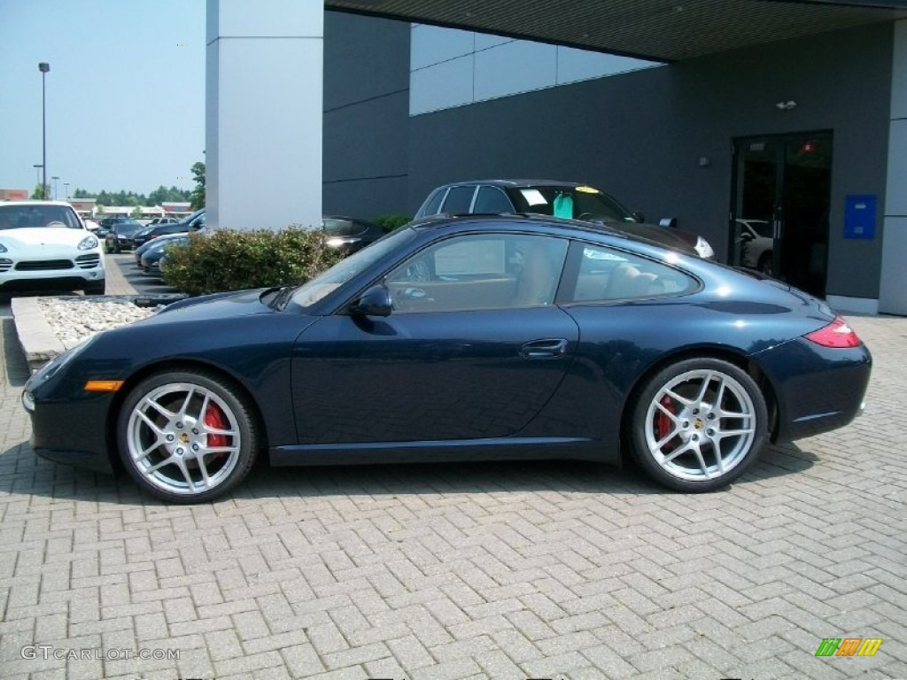 Dark Blue Metallic 2011 Porsche 911 Carrera S Coupe Exterior Photo #50030917