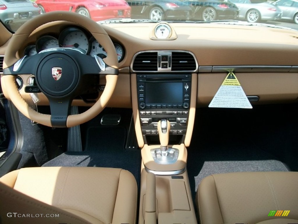2011 Porsche 911 Carrera S Coupe Sand Beige Dashboard Photo #50030977