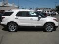 2011 White Platinum Tri-Coat Ford Explorer Limited 4WD  photo #2