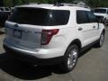 2011 White Platinum Tri-Coat Ford Explorer Limited 4WD  photo #4