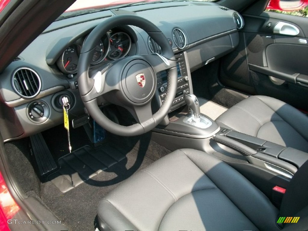 Black Interior 2011 Porsche Boxster Standard Boxster Model Photo #50031232
