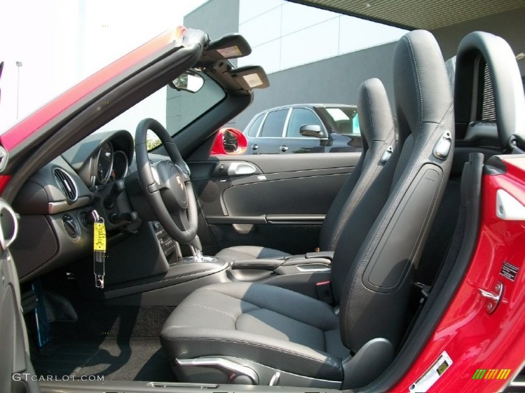 Black Interior 2011 Porsche Boxster Standard Boxster Model Photo #50031244
