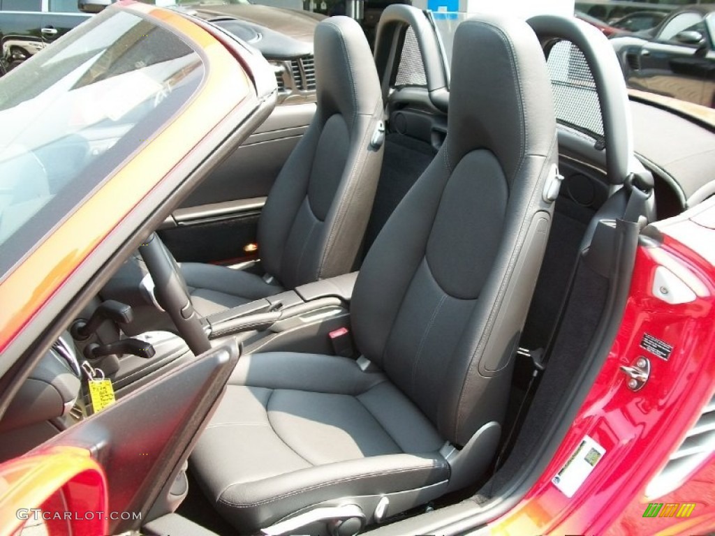 Black Interior 2011 Porsche Boxster Standard Boxster Model Photo #50031250