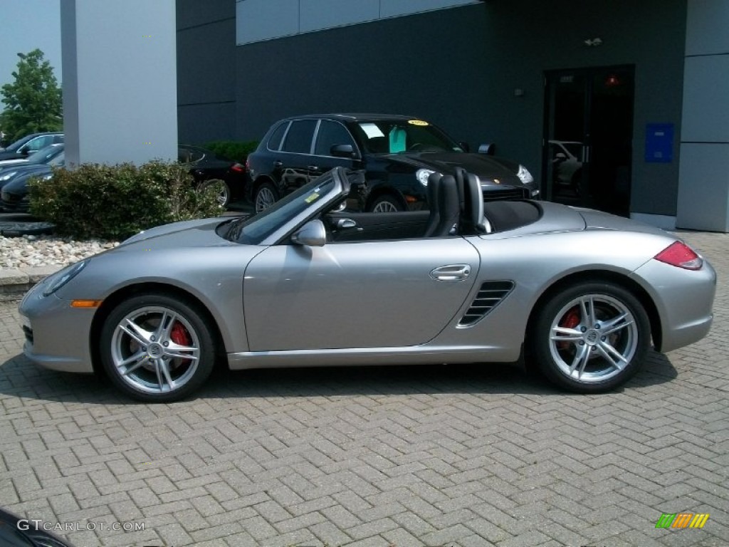 Platinum Silver Metallic 2011 Porsche Boxster S Exterior Photo #50031475