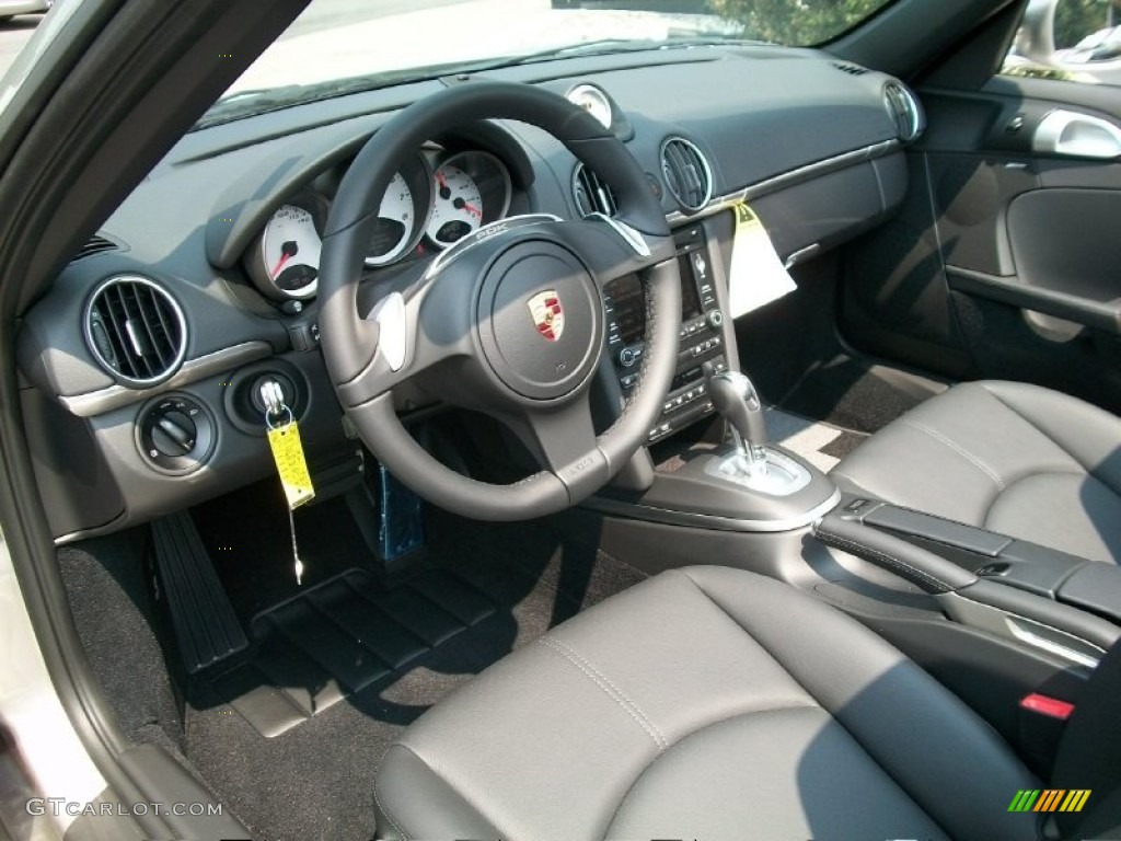 Black Interior 2011 Porsche Boxster S Photo #50031502