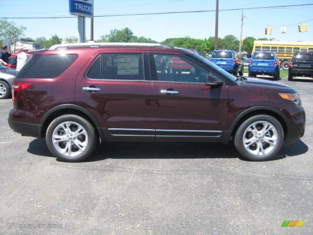 2011 Explorer Limited - Bordeaux Reserve Red Metallic / Charcoal Black photo #2