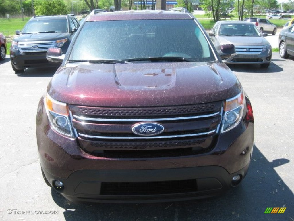 2011 Explorer Limited - Bordeaux Reserve Red Metallic / Charcoal Black photo #3