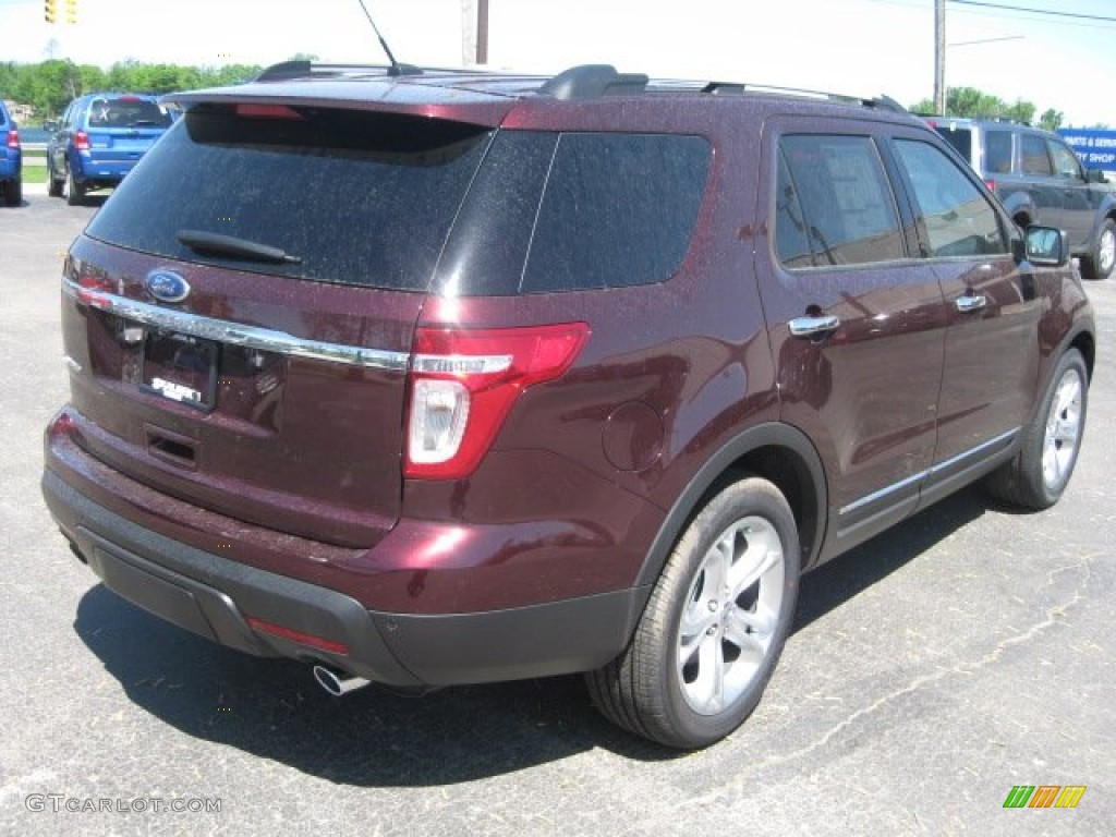 2011 Explorer Limited - Bordeaux Reserve Red Metallic / Charcoal Black photo #4