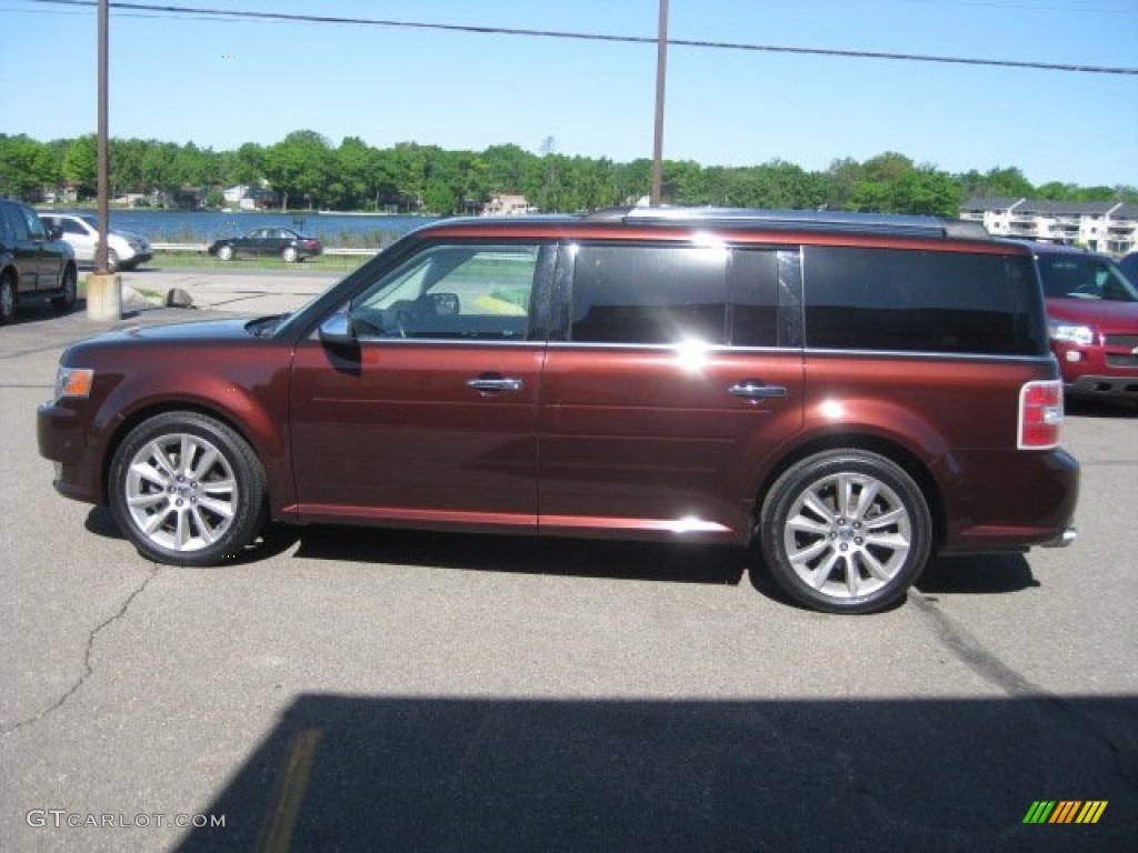 Cinnamon Metallic 2010 Ford Flex Limited EcoBoost AWD Exterior Photo #50031688