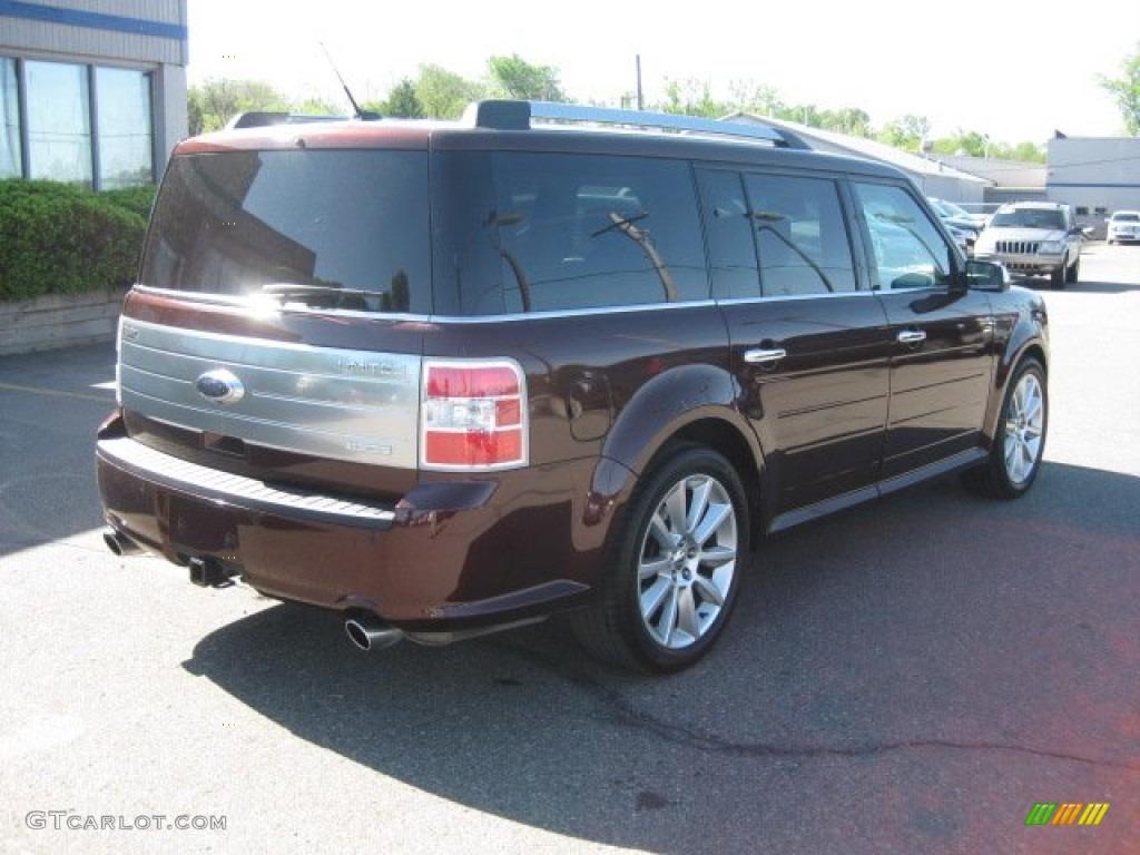 2010 Flex Limited EcoBoost AWD - Cinnamon Metallic / Charcoal Black photo #9