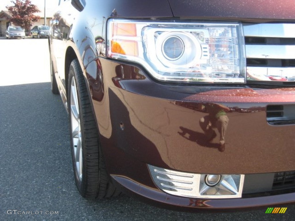 2010 Flex Limited EcoBoost AWD - Cinnamon Metallic / Charcoal Black photo #15